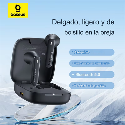 🛒 Auriculares Baseus Bowie E16 🎵 🔊 ¡28% DE DESCUENTO! ✨  30 horas de música, IPX4 Resistente al agua + ENVÍO GRATIS. ⏳ ¡OFERTA POR TIEMPO LIMITADO!